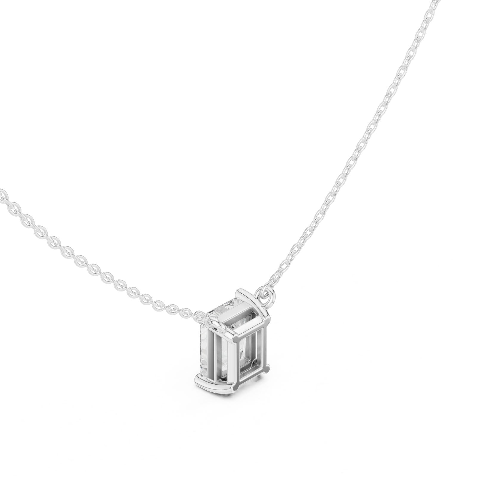 2.50 Ct. Radiant Cut Diamond Pendant Necklace (DDPO-001 -RA) 8