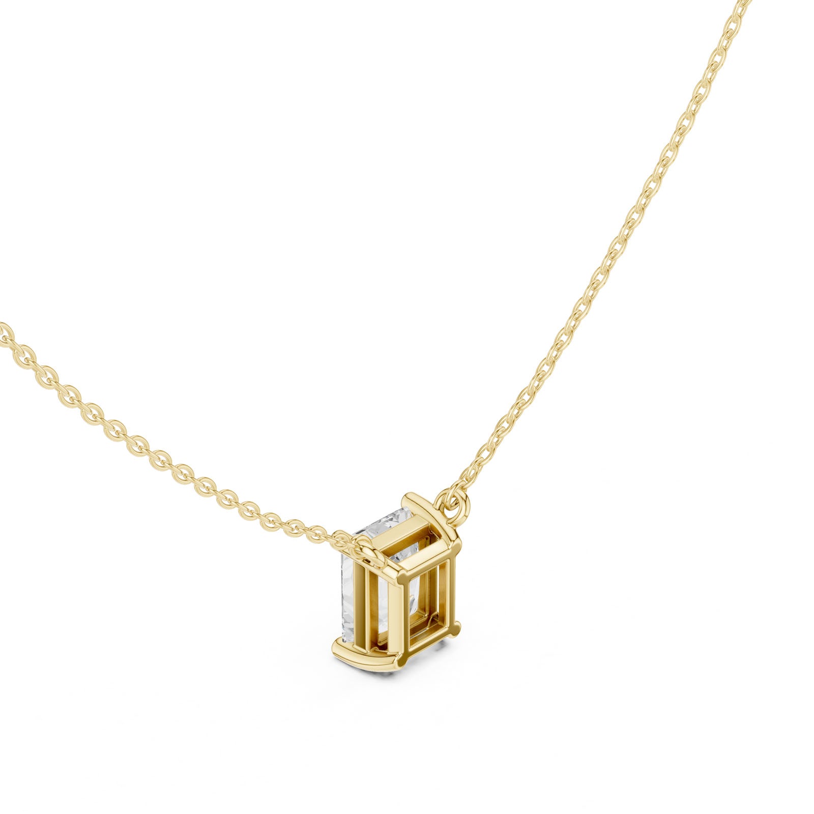 2.50 Ct. Radiant Cut Diamond Pendant Necklace (DDPO-001 -RA) 11