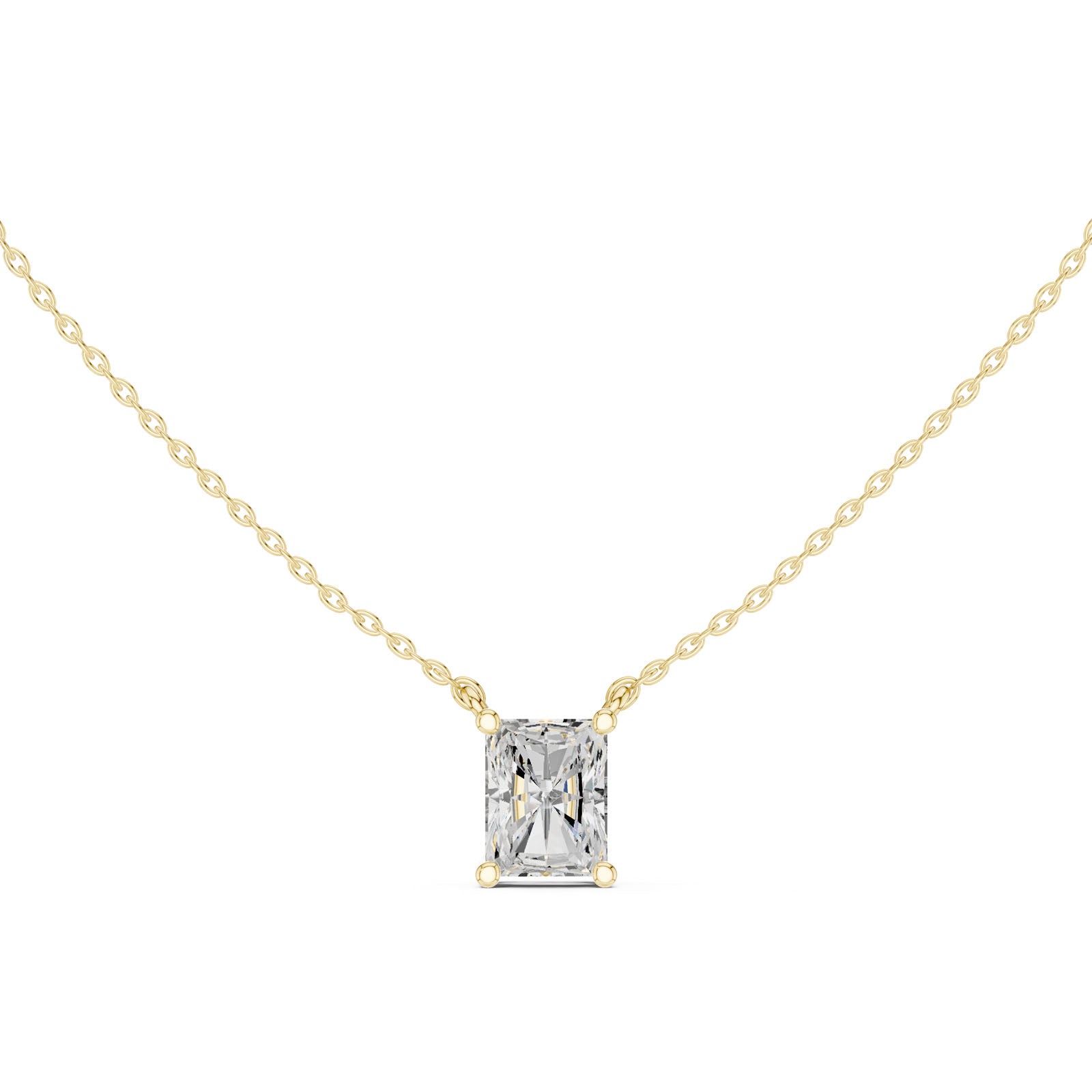 2.50 Ct. Radiant Cut Diamond Pendant Necklace (DDPO-001 -RA) 3