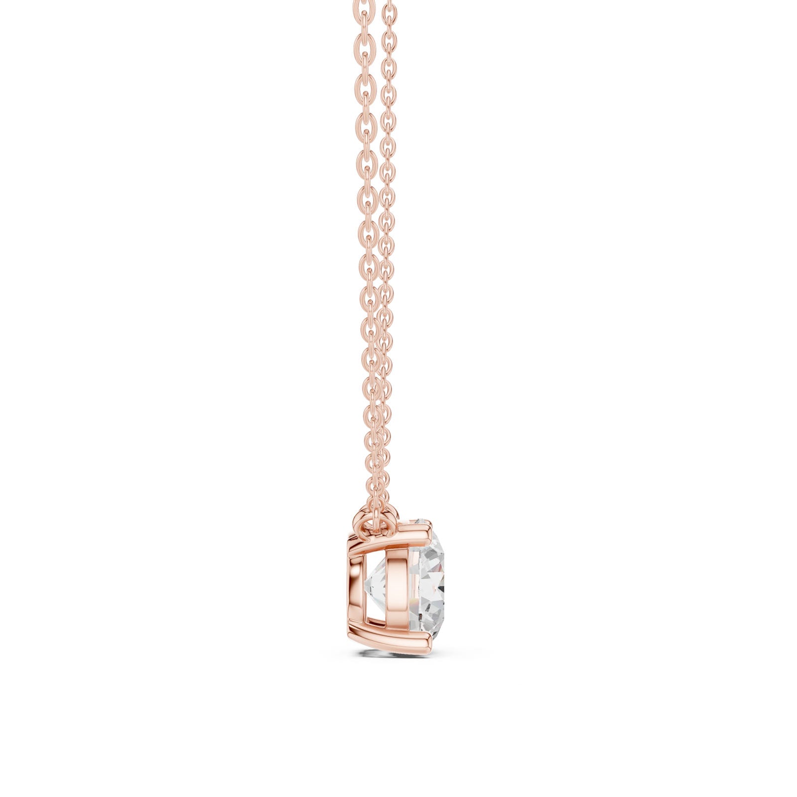 2.50 Ct. Round Brilliant Diamond Pendant Necklace (DDPO-001 -RD) 11