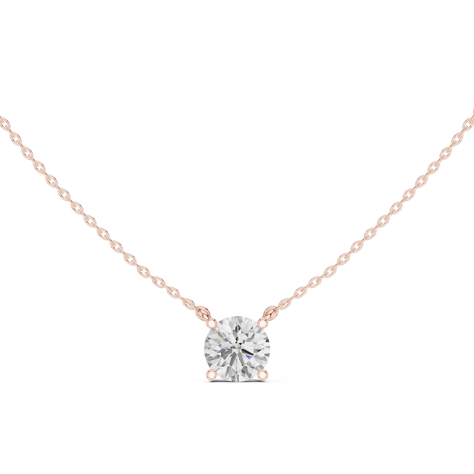2.50 Ct. Round Brilliant Diamond Pendant Necklace (DDPO-001 -RD) 6