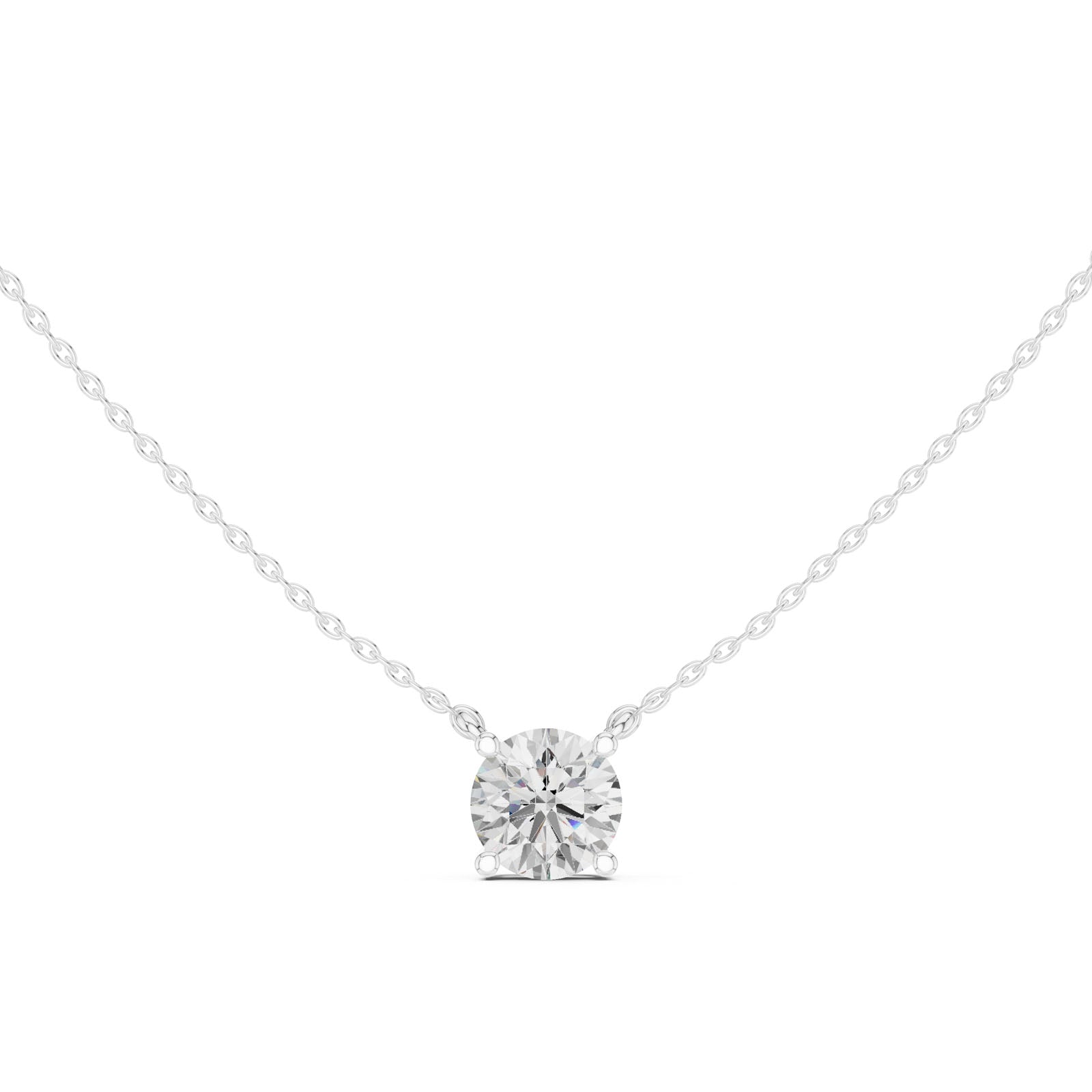 2.50 Ct. Round Brilliant Diamond Pendant Necklace (DDPO-001 -RD)