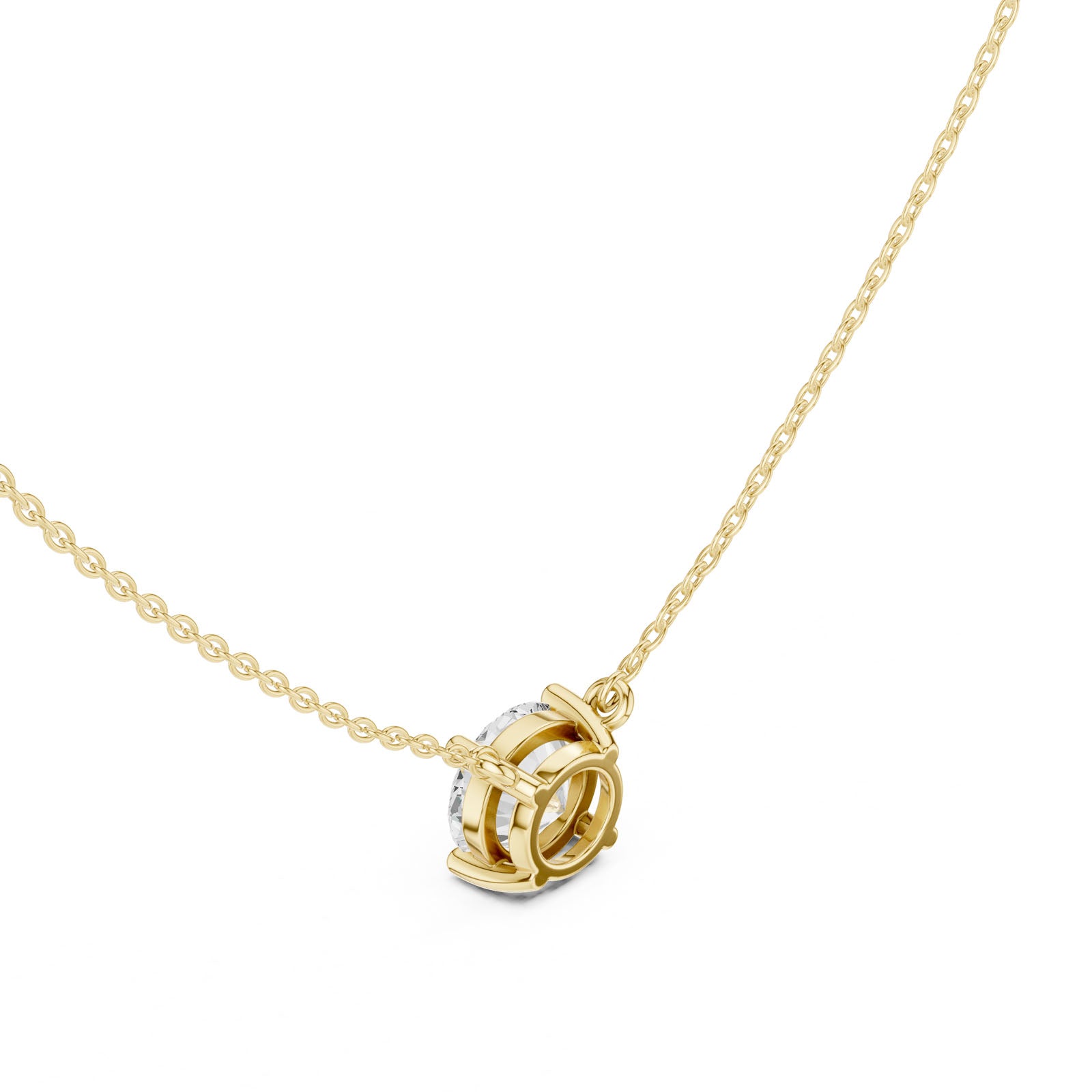 2.50 Ct. Round Brilliant Diamond Pendant Necklace (DDPO-001 -RD) 8