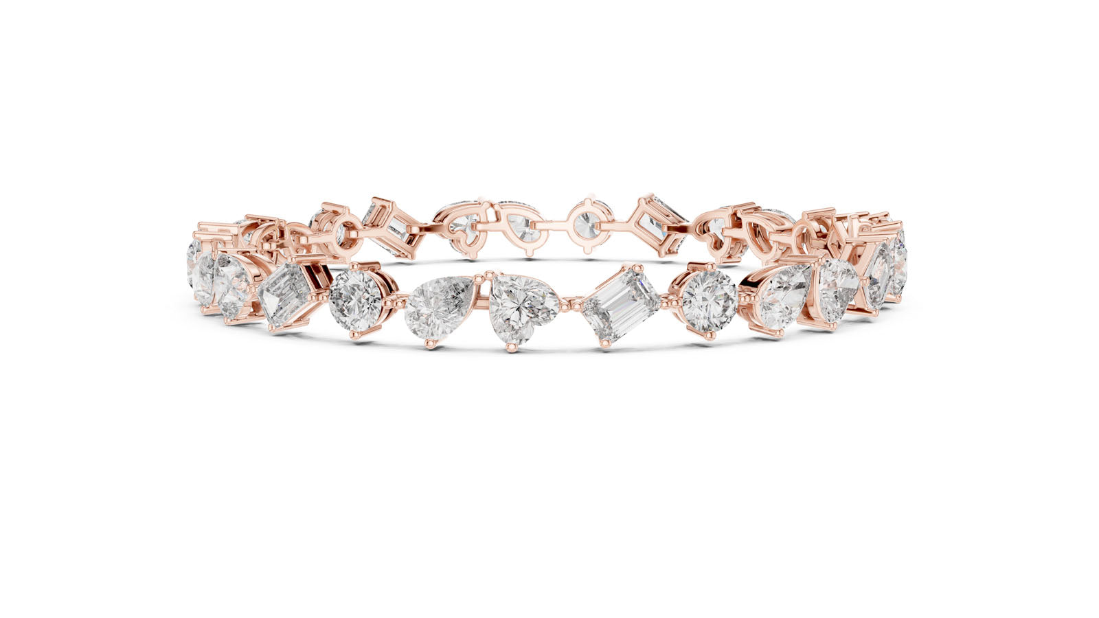 10.29 Ct. Mixed Shape Diamond Tennis Bracelet (DP0028) 5