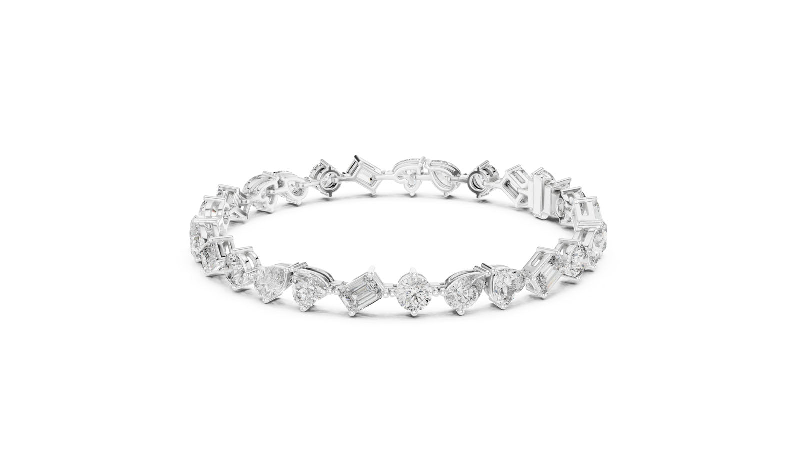 10.29 Ct. Mixed Shape Diamond Tennis Bracelet (DP0028) 7