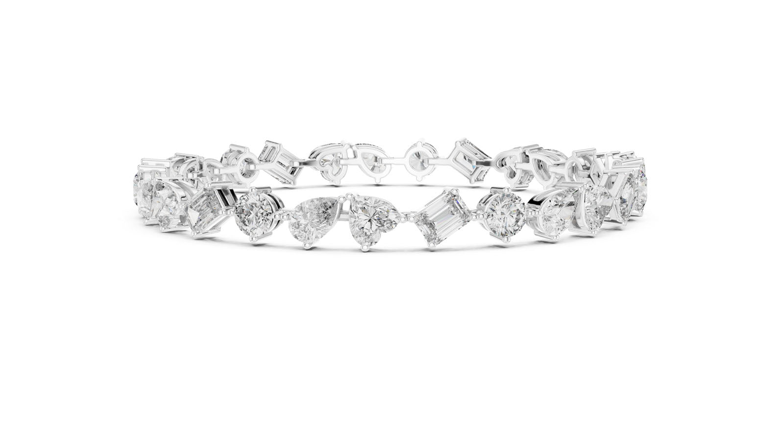 10.29 Ct. Mixed Shape Diamond Tennis Bracelet (DP0028)