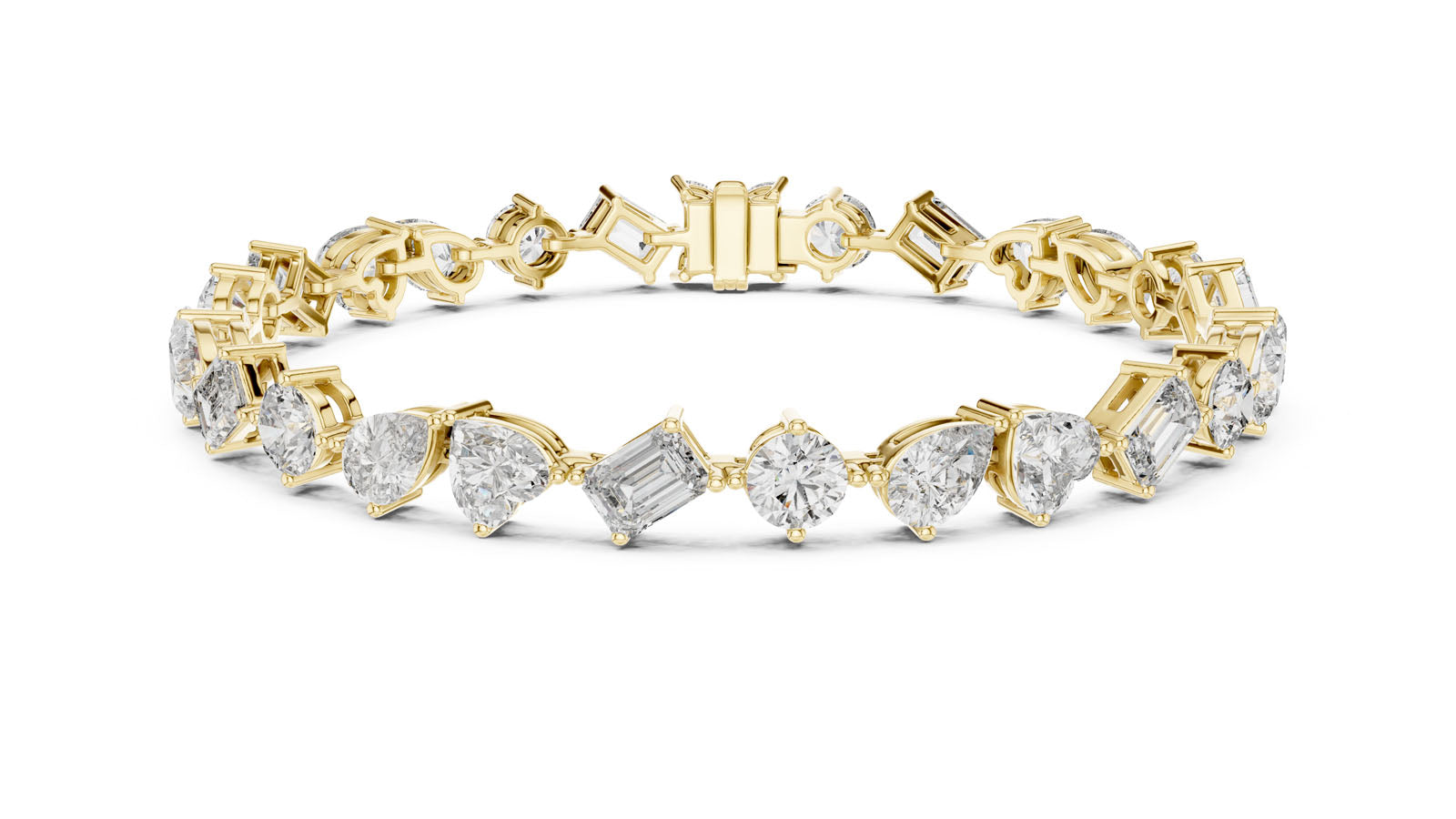 10.29 Ct. Mixed Shape Diamond Tennis Bracelet (DP0028) 12