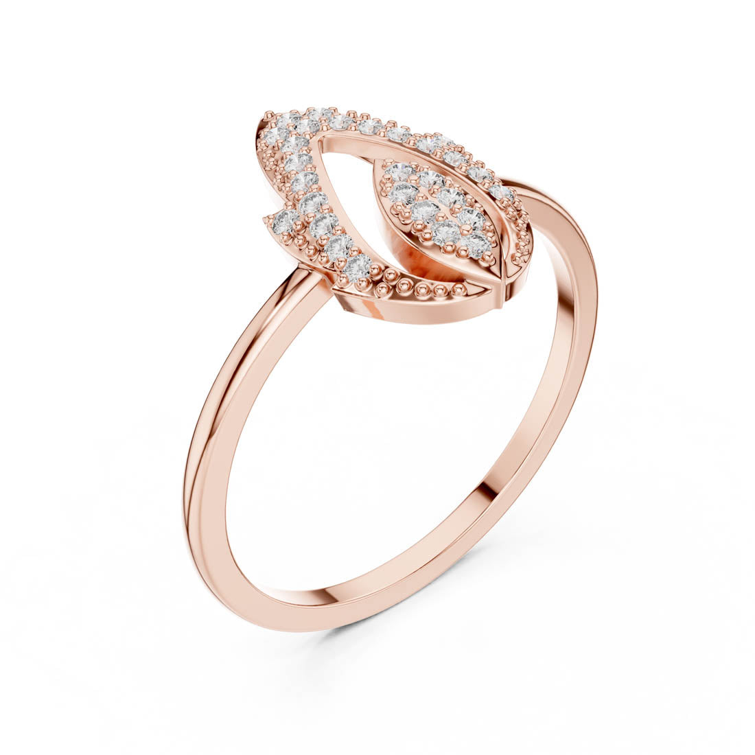 .14 Ct. Pavé Diamond Openwork Statement Ring (DR-3430) 9