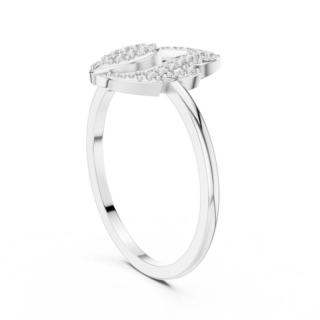 .14 Ct. Pavé Diamond Openwork Statement Ring (DR-3430) 11