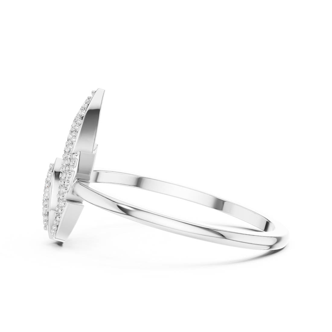 .14 Ct. Pavé Diamond Openwork Statement Ring (DR-3430) 8