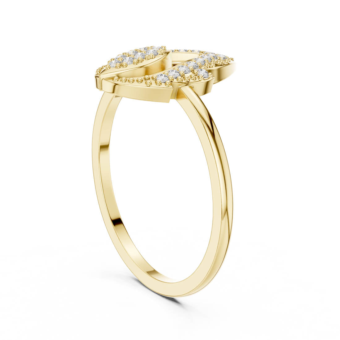 .14 Ct. Pavé Diamond Openwork Statement Ring (DR-3430) 3