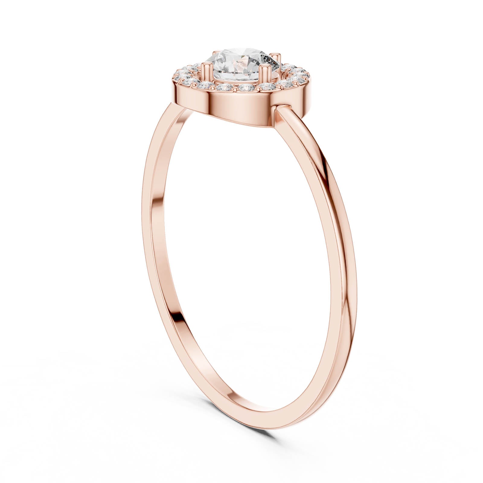.33 Ct. Classic Diamond Halo Ring (DR-6162) 4