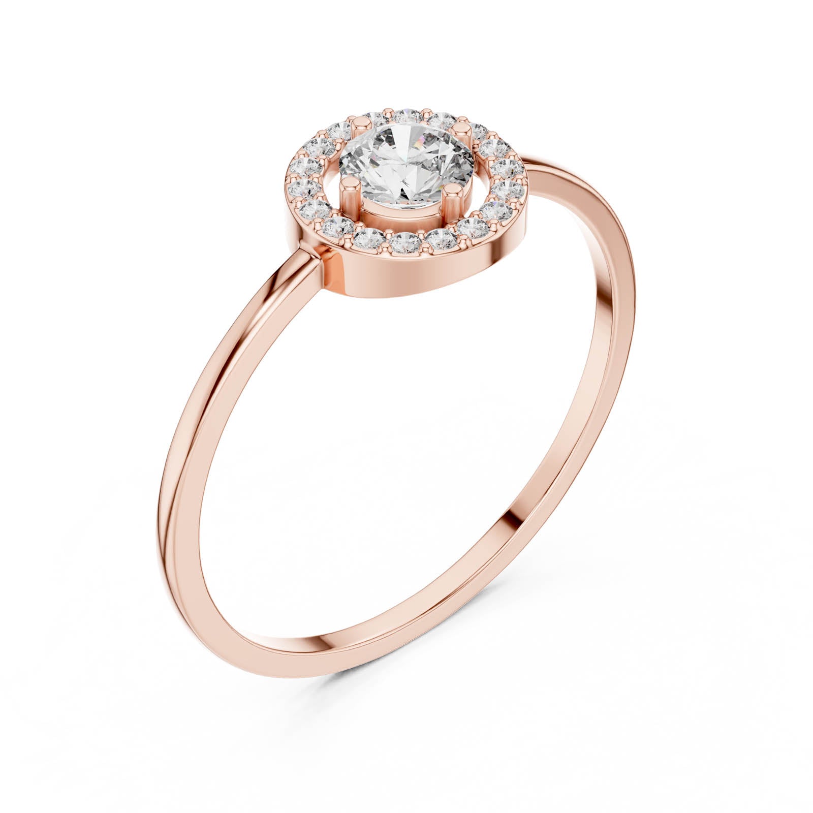 .33 Ct. Classic Diamond Halo Ring (DR-6162)