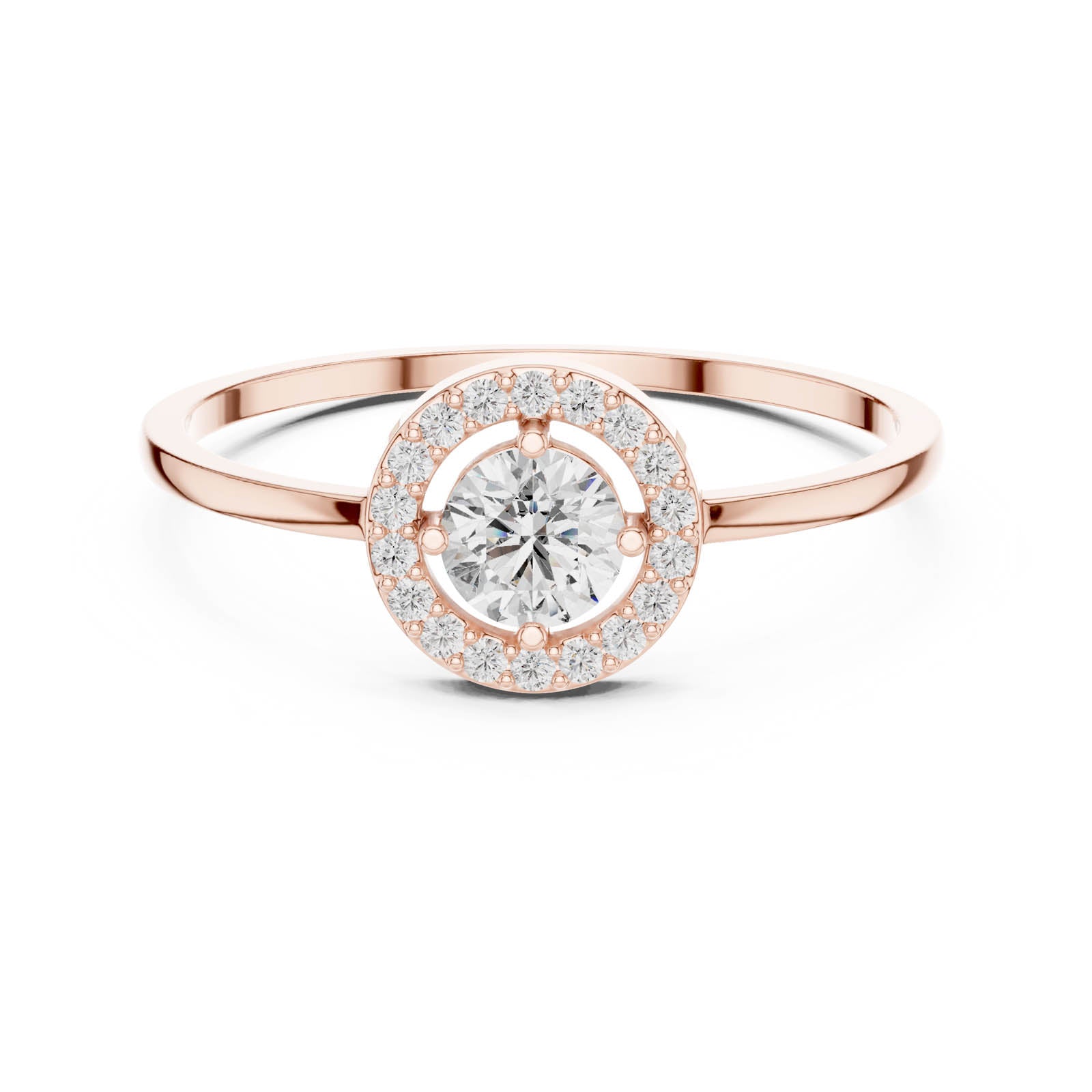 .33 Ct. Classic Diamond Halo Ring (DR-6162) 3
