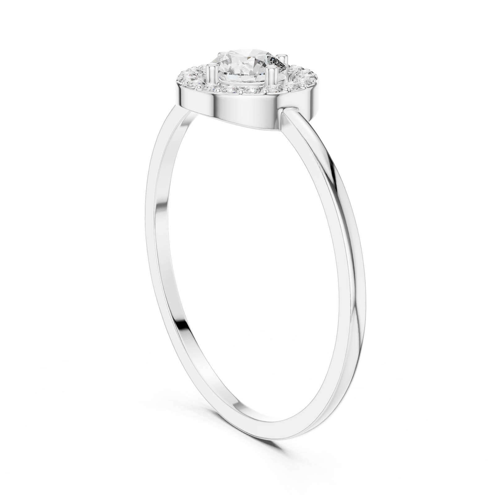 .33 Ct. Classic Diamond Halo Ring (DR-6162) 9