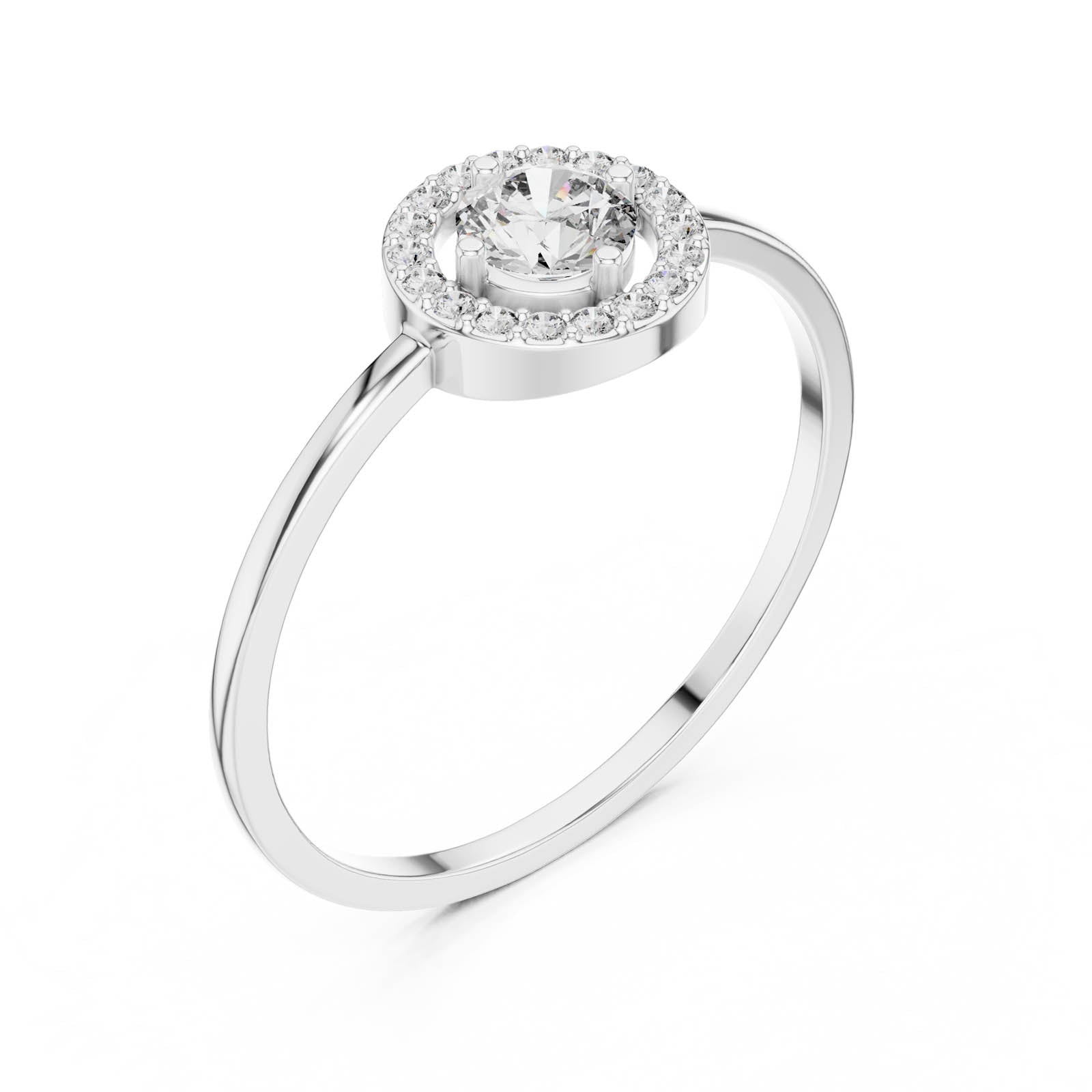 .33 Ct. Classic Diamond Halo Ring (DR-6162) 7