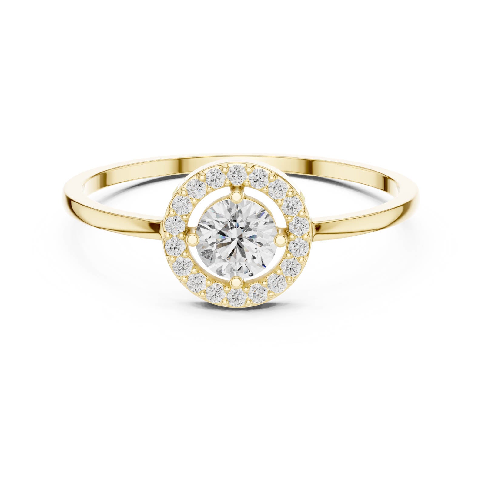 .33 Ct. Classic Diamond Halo Ring (DR-6162)