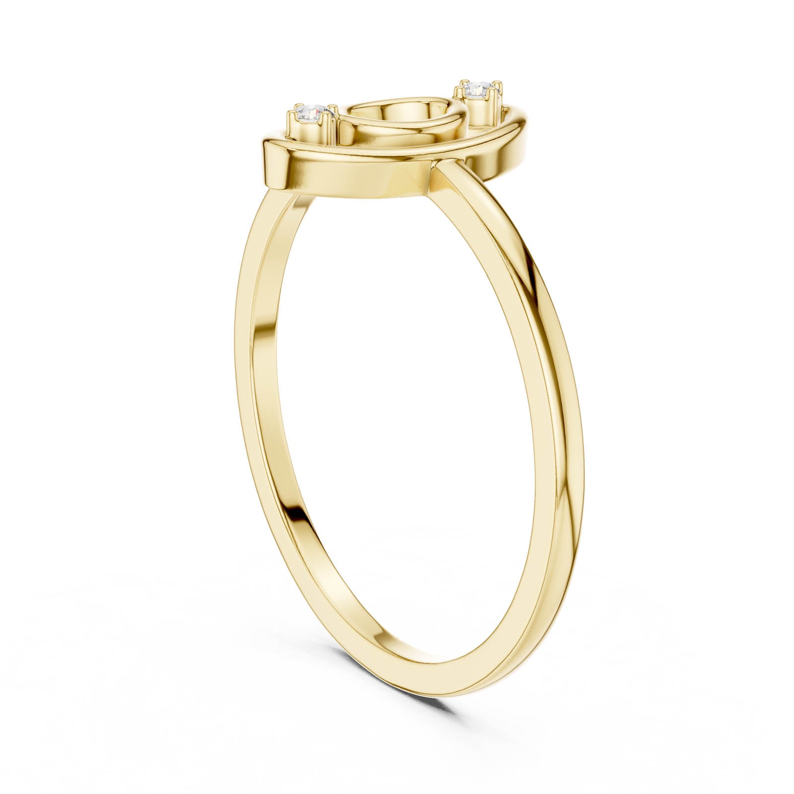 .02 Ct. Diamond Open Oval Ring (DR-6176) 4