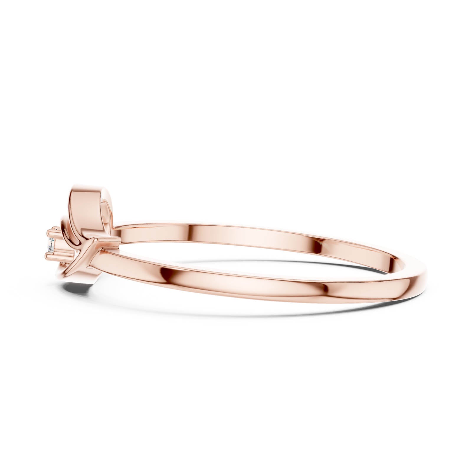 .02 Ct. Diamond Swirl Accent Ring (DR-6177) 8