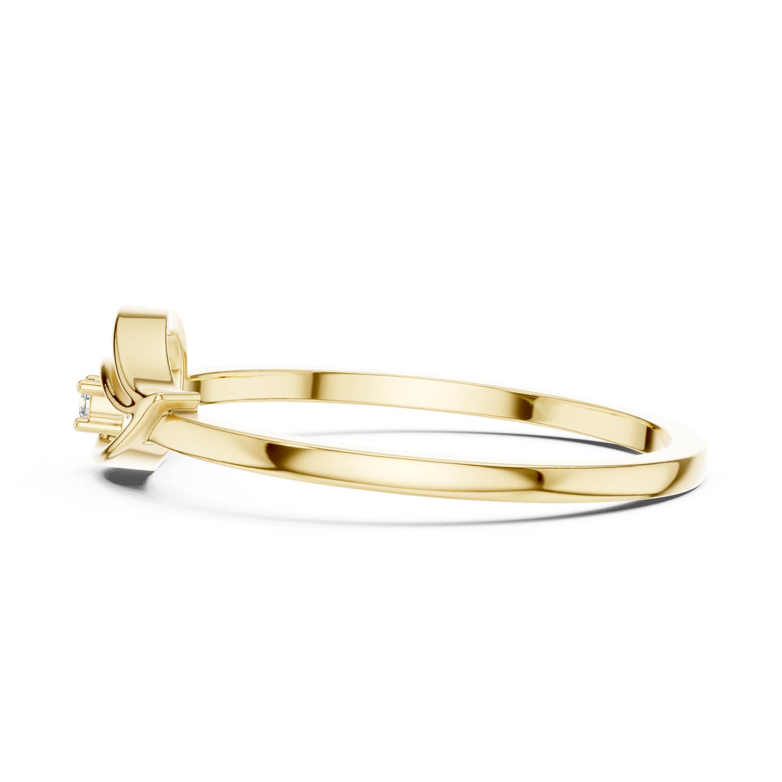 .02 Ct. Diamond Swirl Accent Ring (DR-6177) 5