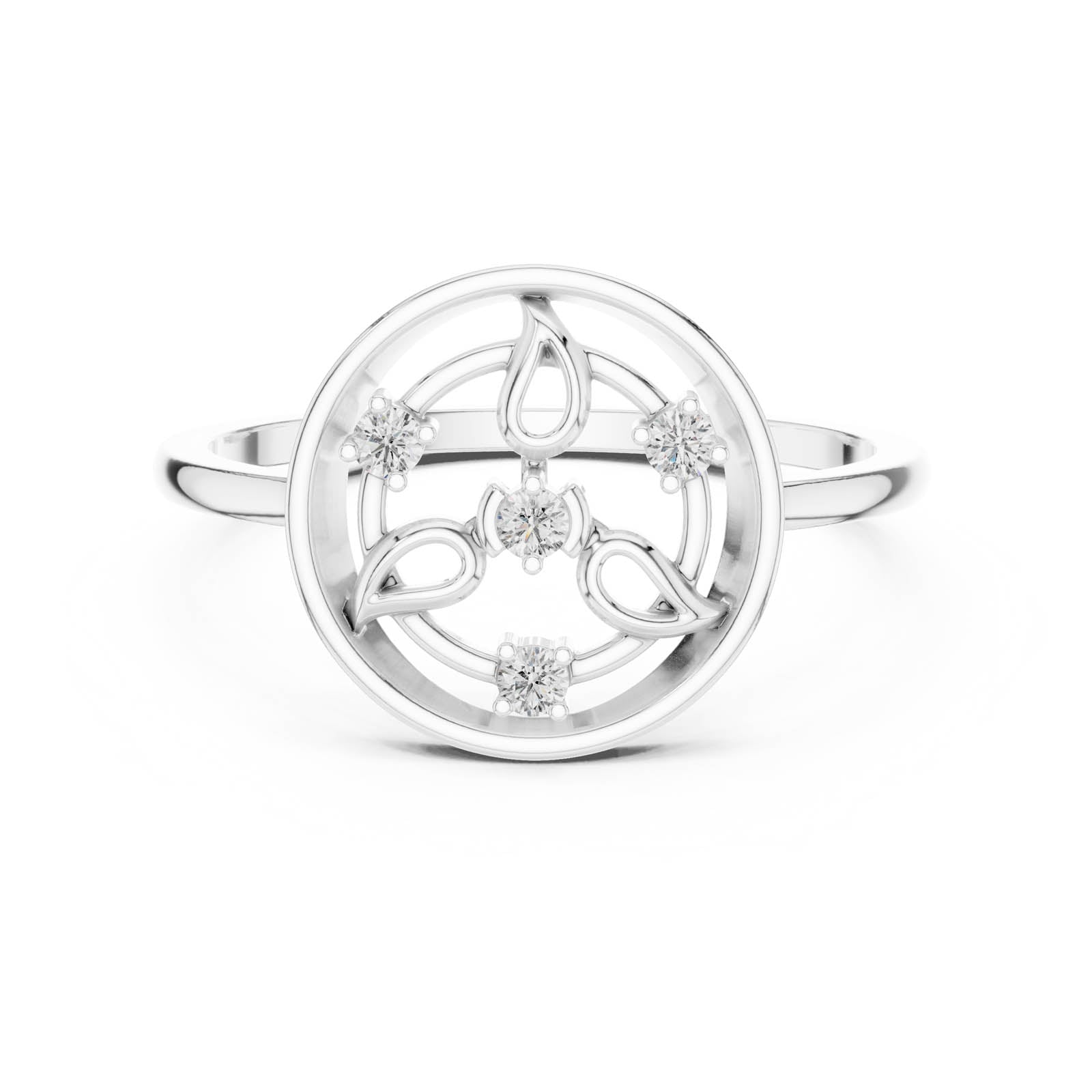 .06 Ct. Diamond Circular Filigree Ring (DR-6248)