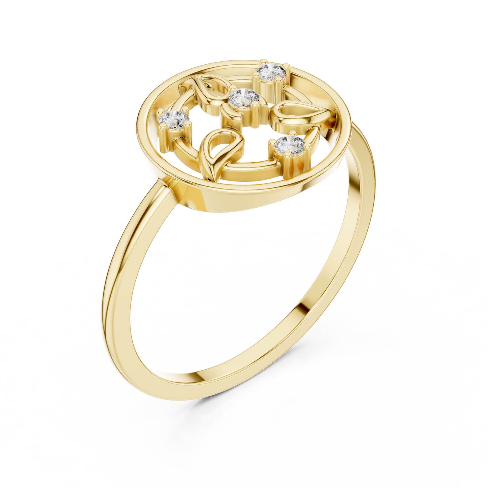 .06 Ct. Diamond Circular Filigree Ring (DR-6248)