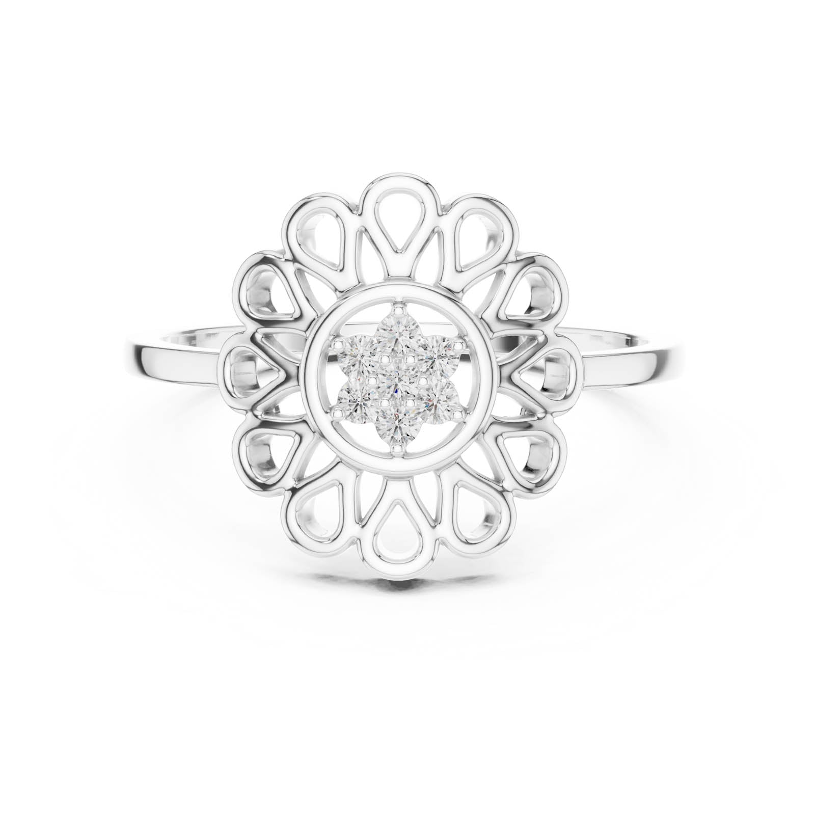 .07 Ct. Diamond Floral Lace Ring (DR-6252)