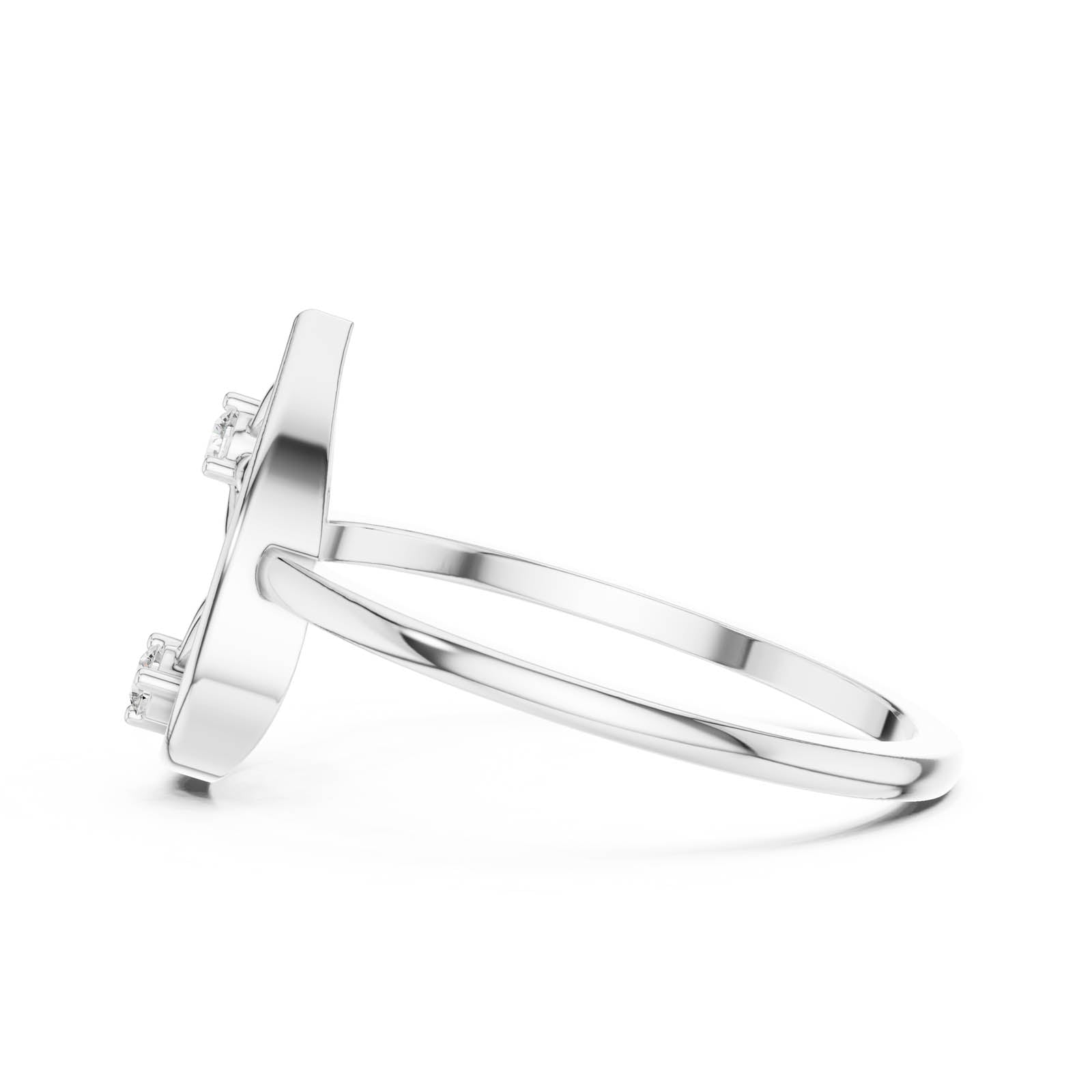 .05 Ct. Diamond Teardrop Floral Ring (DR-6256) 11