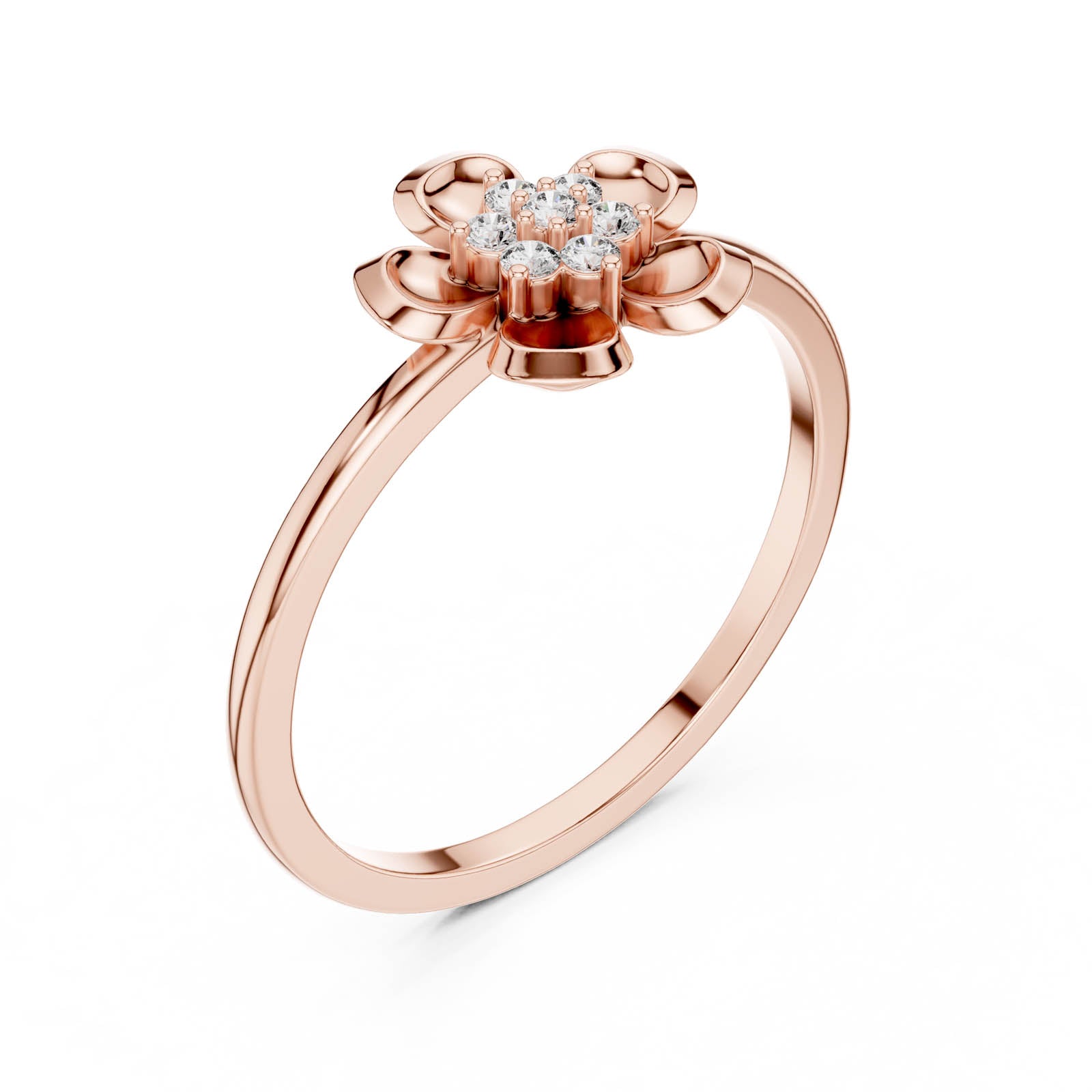 .07 Ct. Diamond Blossom Cluster Ring (DR-6259) 7
