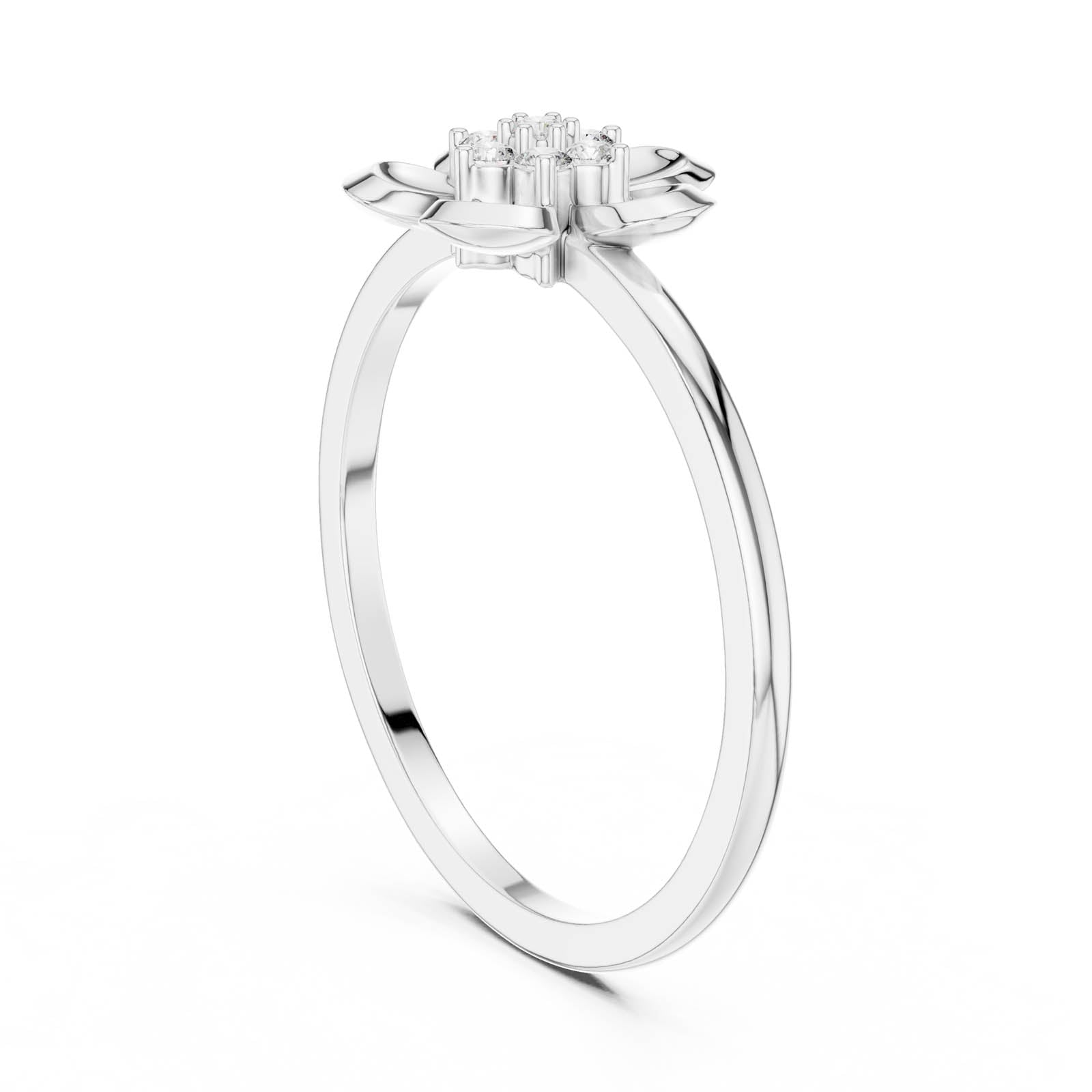 .07 Ct. Diamond Blossom Cluster Ring (DR-6259) 11