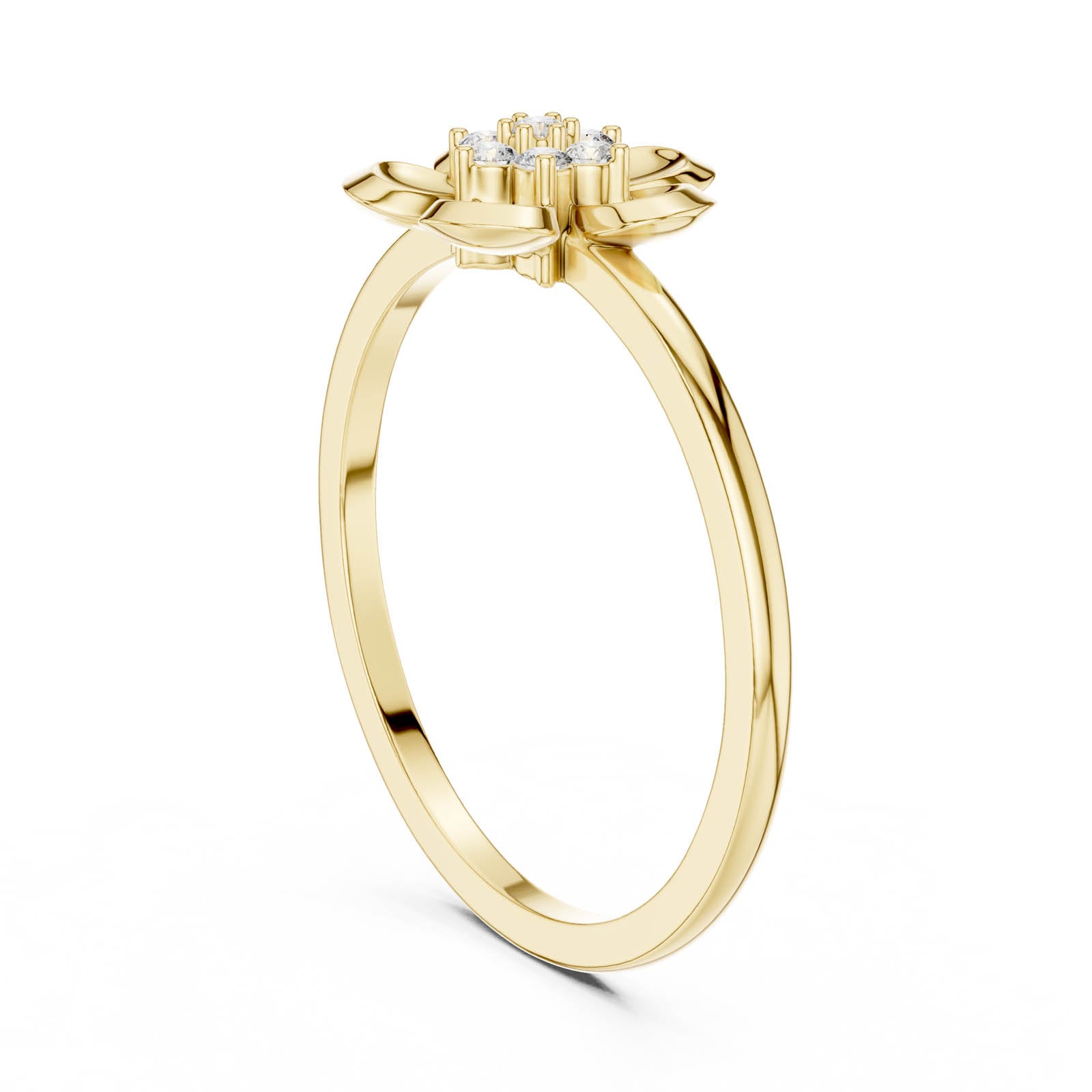 .07 Ct. Diamond Blossom Cluster Ring (DR-6259) 4