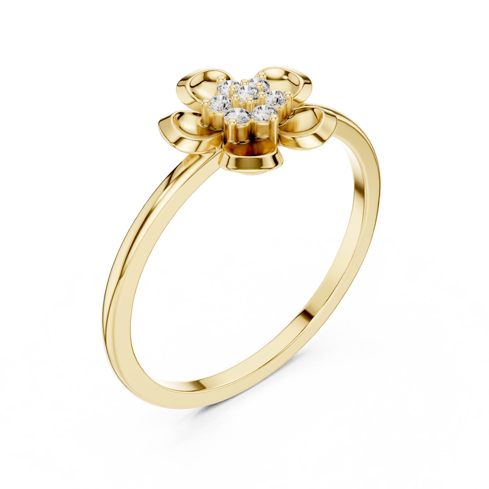 .07 Ct. Diamond Blossom Cluster Ring (DR-6259)