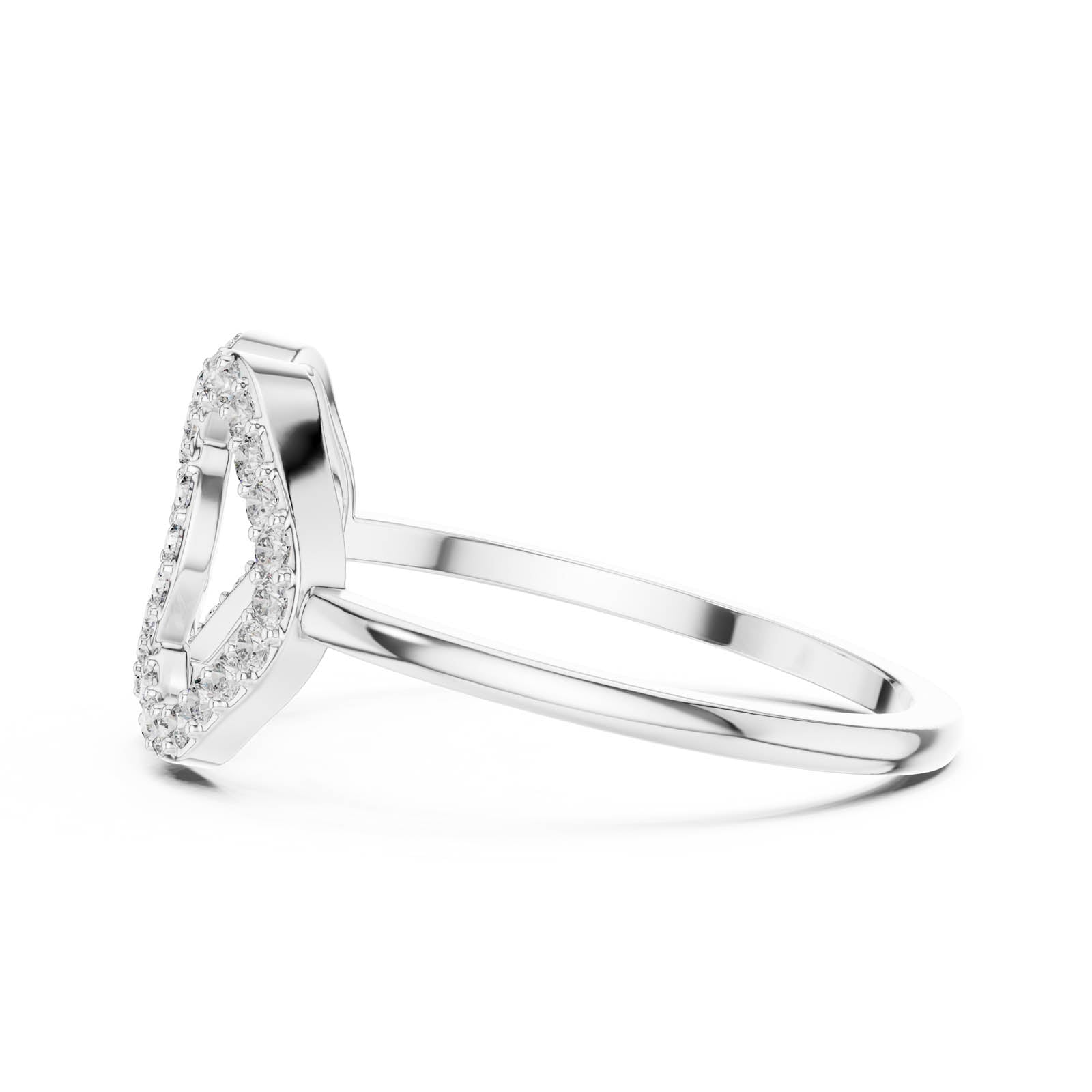 .25 Ct. Diamond Double Loop Pavé Ring (DR-6314) 12