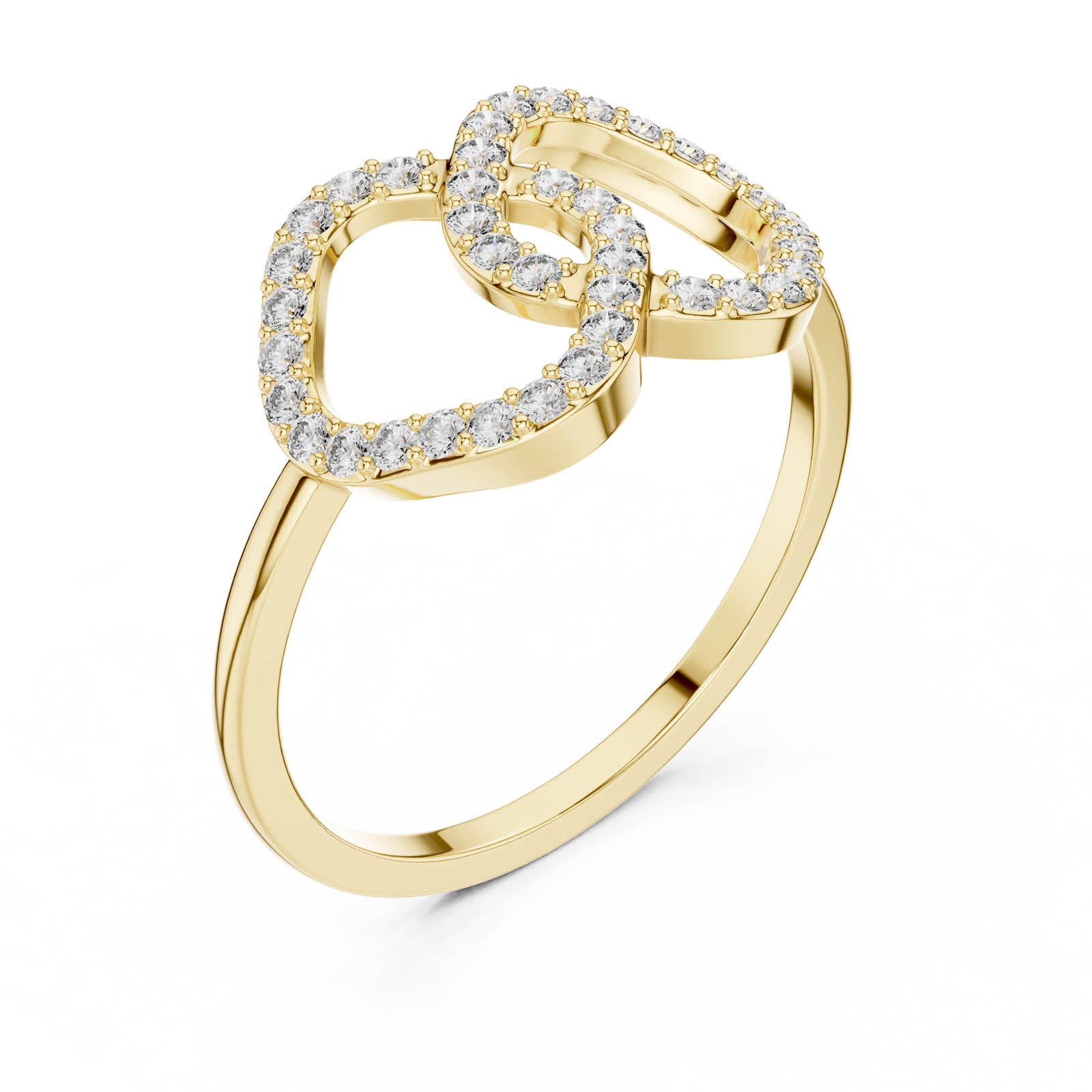 .25 Ct. Diamond Double Loop Pavé Ring (DR-6314)