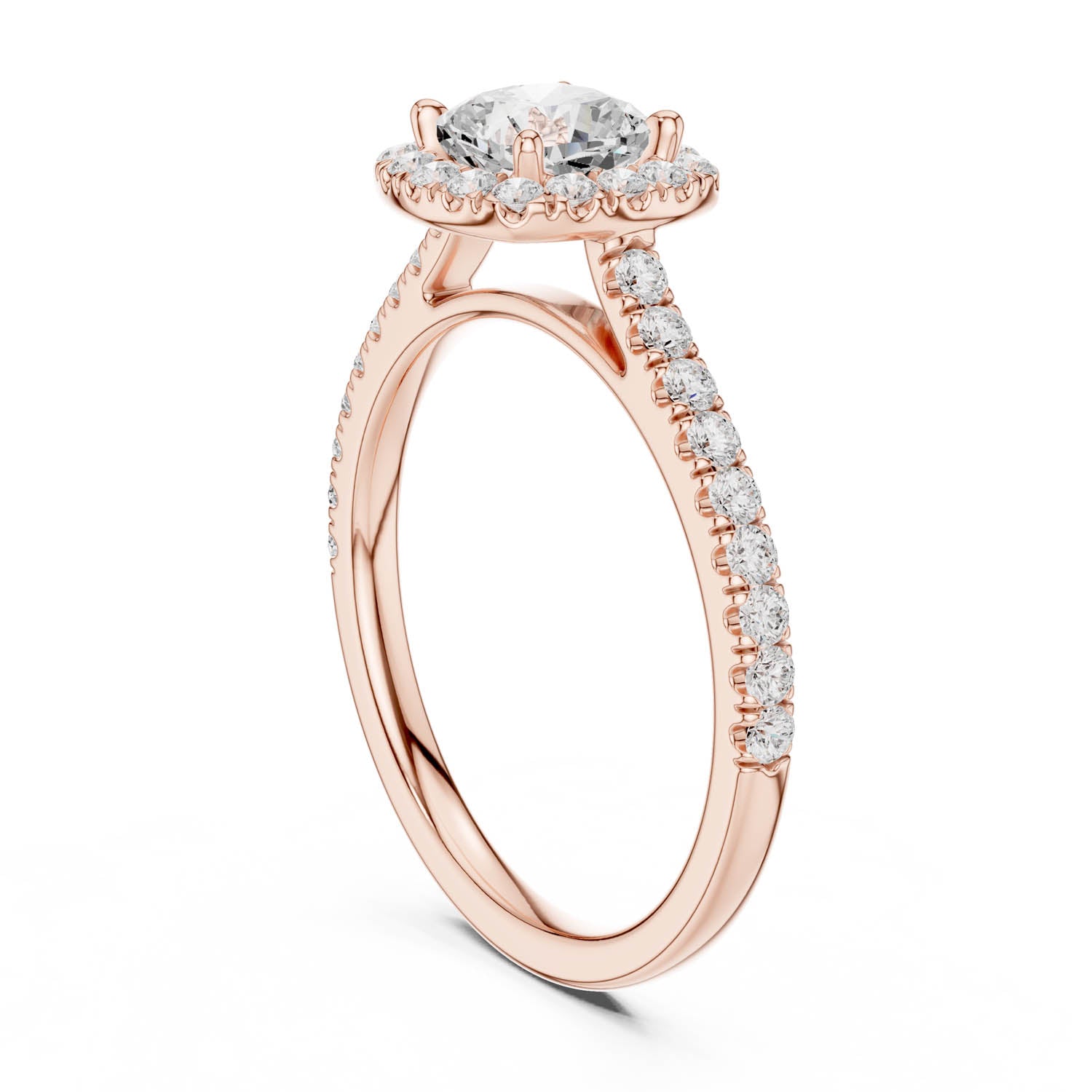1.39 Ct. Cushion Cut Diamond Halo Engagement Ring (DYOR-113-CU) 6