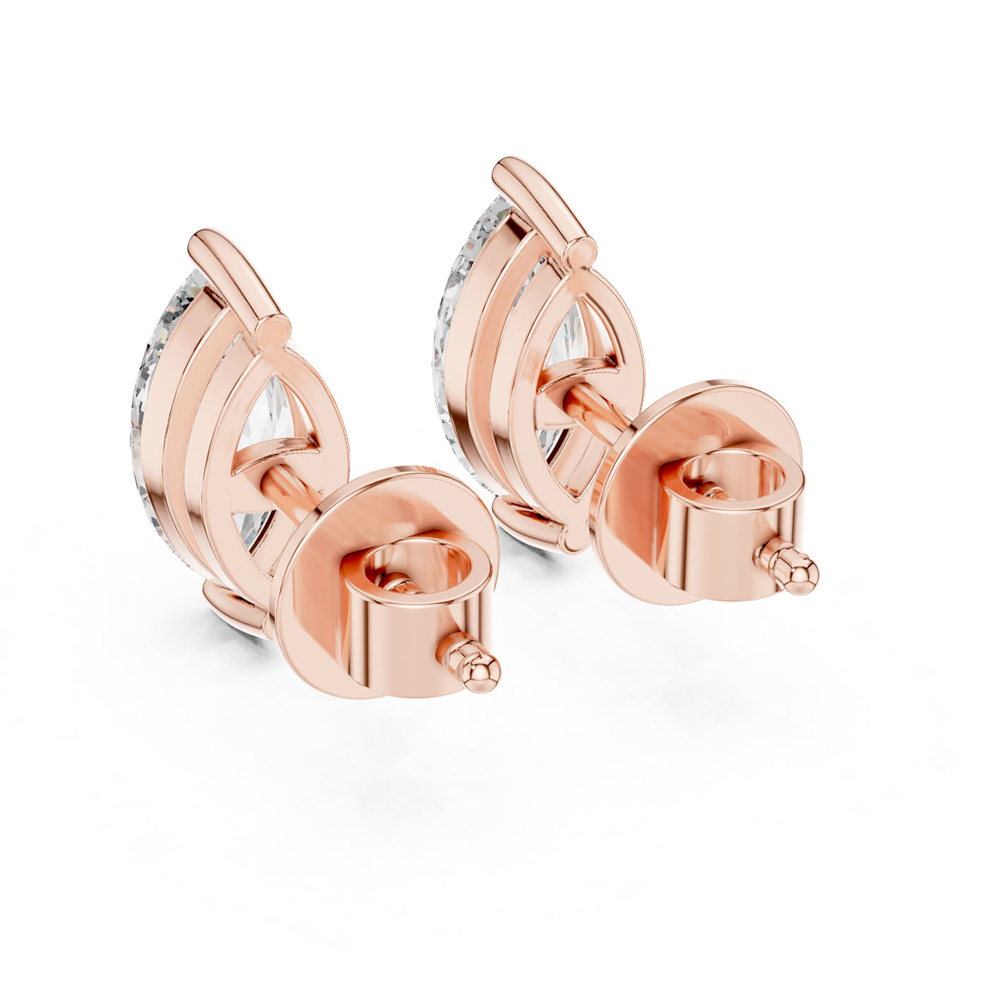 1.50 Ct. Marquise Diamond Solitaire Stud Earrings (ER-0004) 10