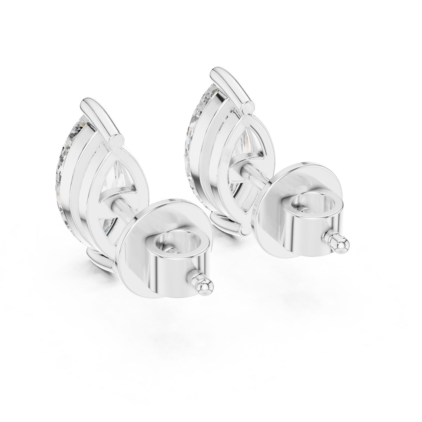 1.50 Ct. Marquise Diamond Solitaire Stud Earrings (ER-0004) 9