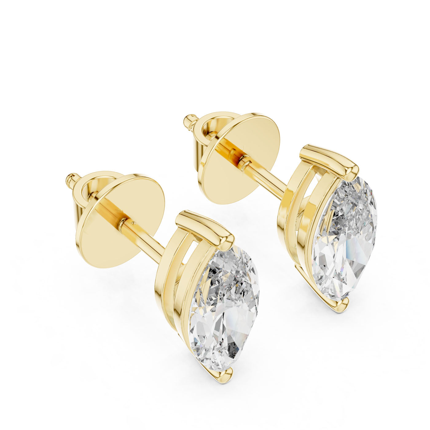 1.50 Ct. Marquise Diamond Solitaire Stud Earrings (ER-0004)