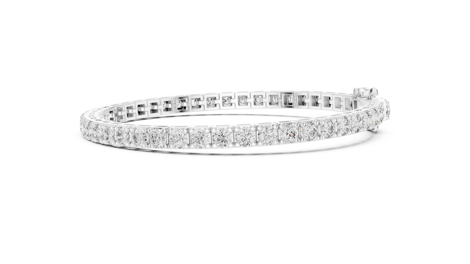 11.10 Ct. Round Diamond Tennis Bracelet (FBR0029) 8