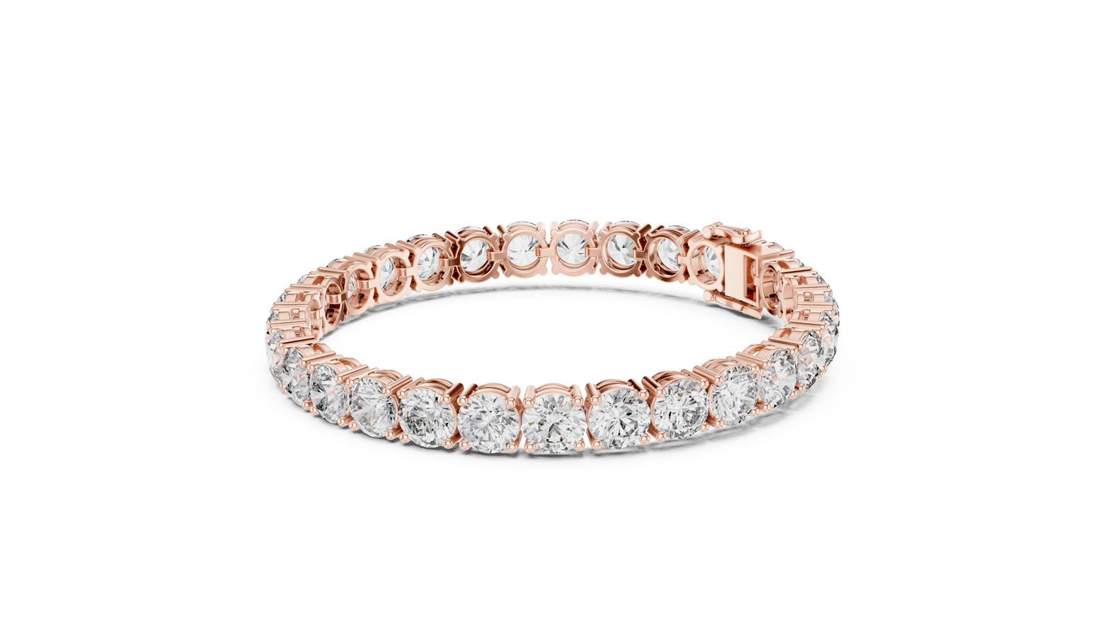 24.65 Ct. Round Diamond Tennis Bracelet (FBR0095-2 (1)) 10