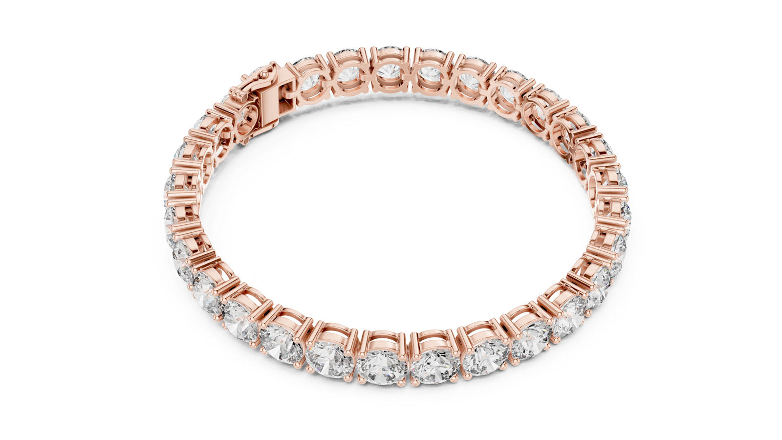 24.65 Ct. Round Diamond Tennis Bracelet (FBR0095-2 (1)) 11