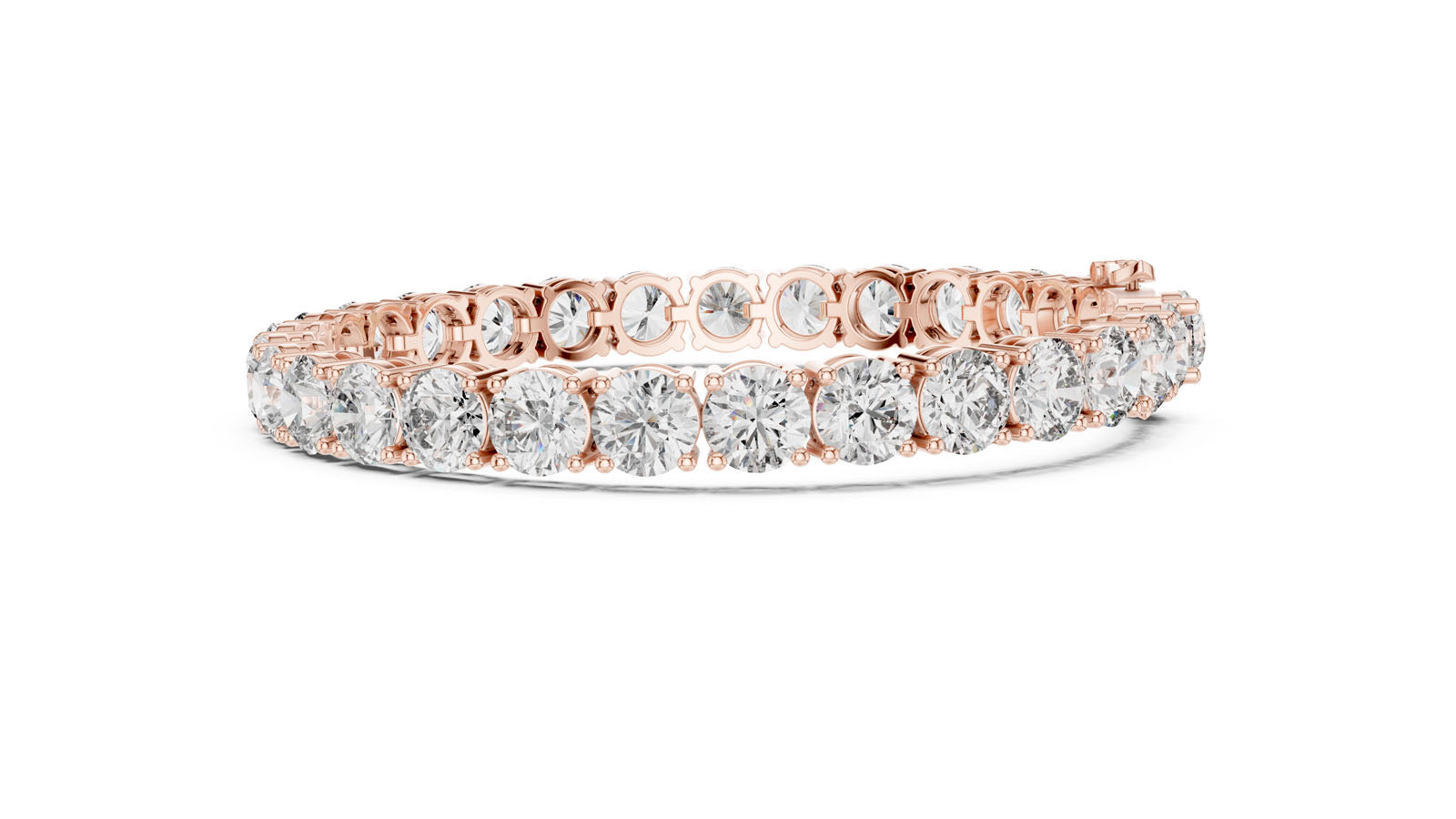 24.65 Ct. Round Diamond Tennis Bracelet (FBR0095-2 (1)) 12