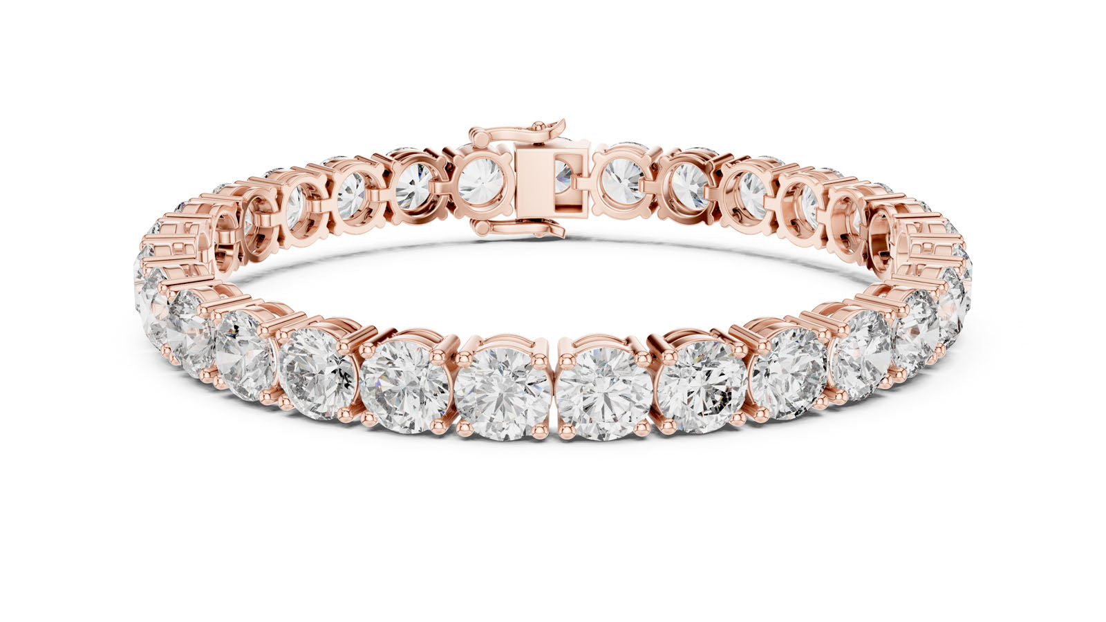 24.65 Ct. Round Diamond Tennis Bracelet (FBR0095-2 (1)) 4