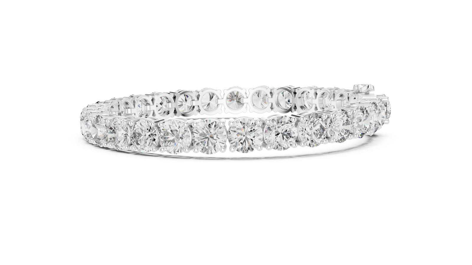 24.65 Ct. Round Diamond Tennis Bracelet (FBR0095-2 (1)) 6