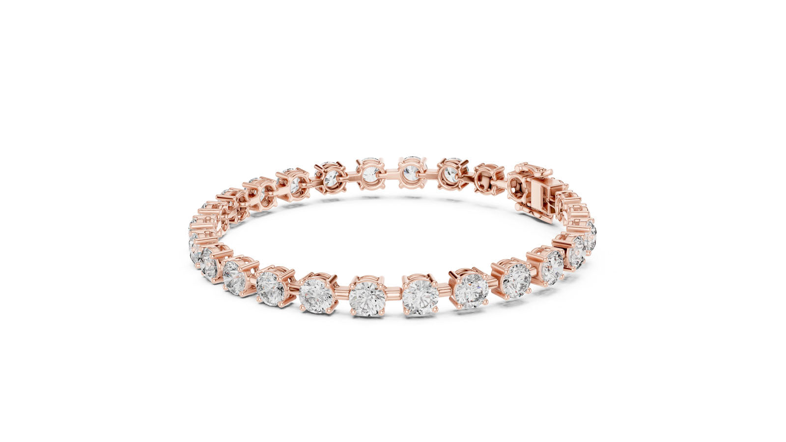 10.50 Ct. Round Diamond Tennis Bracelet (FBR0263-3) 9