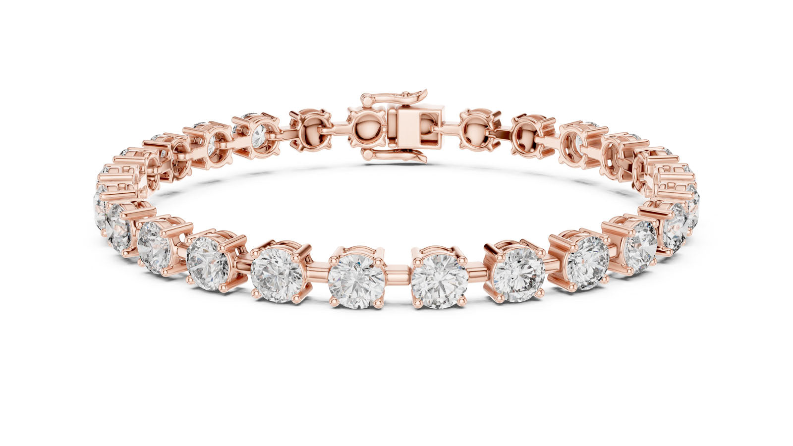 10.50 Ct. Round Diamond Tennis Bracelet (FBR0263-3) 12
