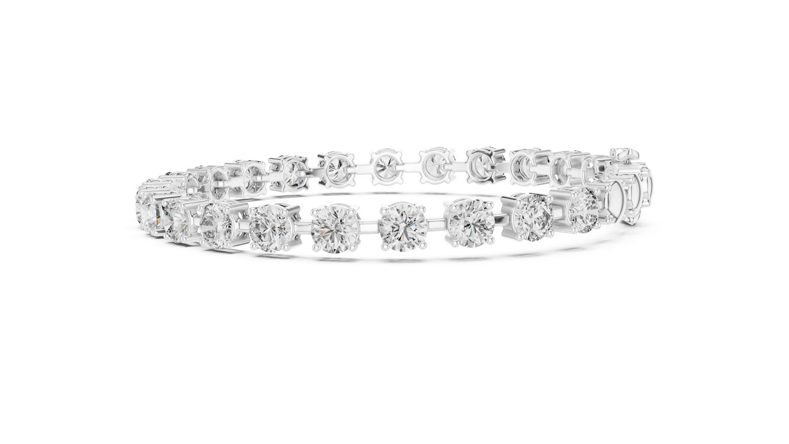 10.50 Ct. Round Diamond Tennis Bracelet (FBR0263-3) 3