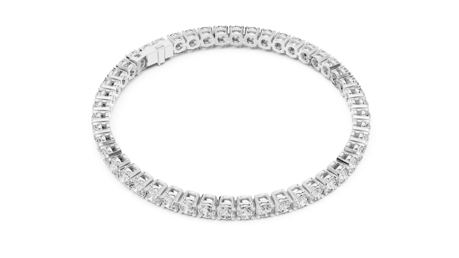 7.00 Ct. Classic Prong Set Round Diamond Tennis Bracelet (FBR0407-2) 5