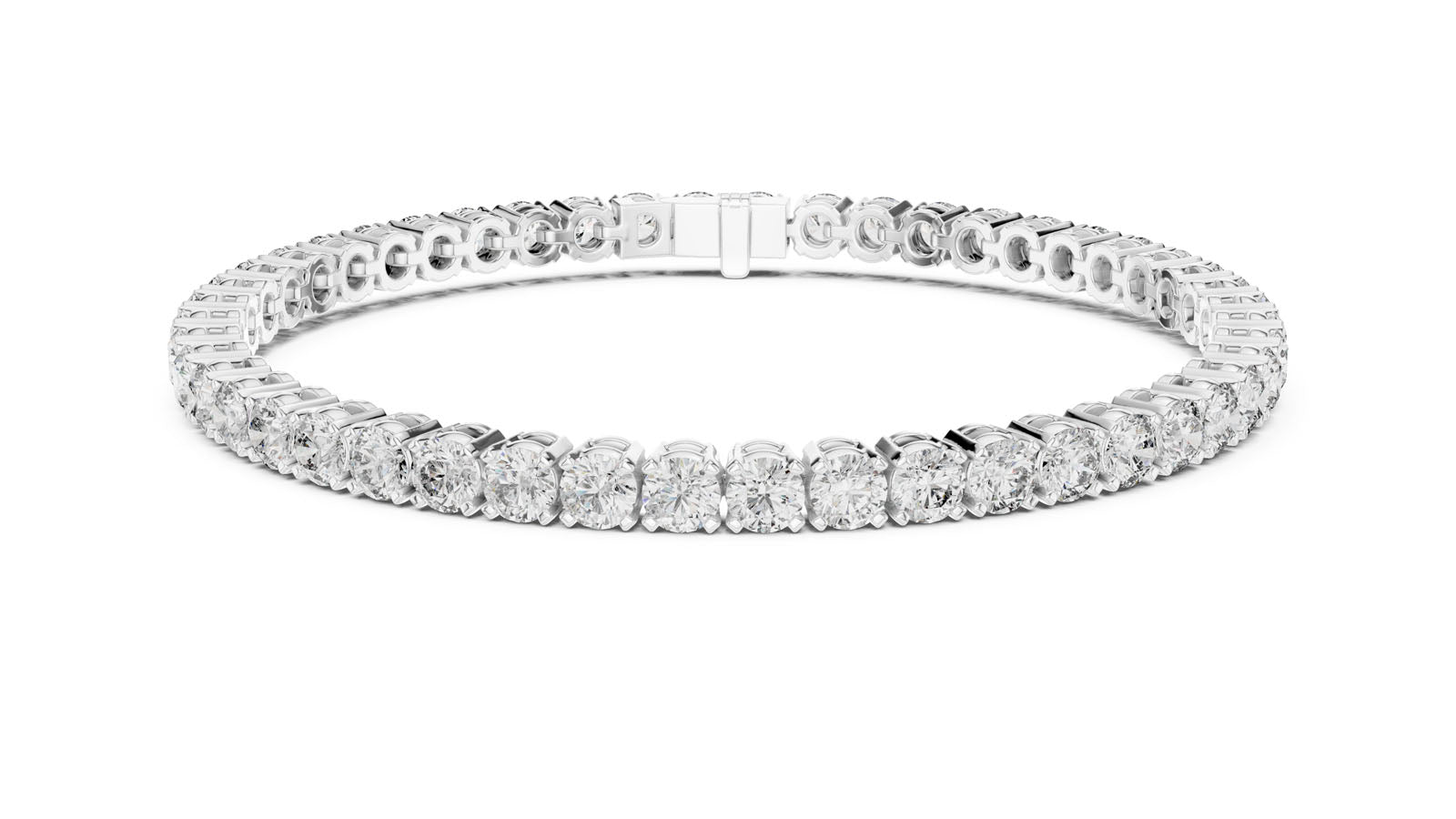 7.00 Ct. Classic Prong Set Round Diamond Tennis Bracelet (FBR0407-2)
