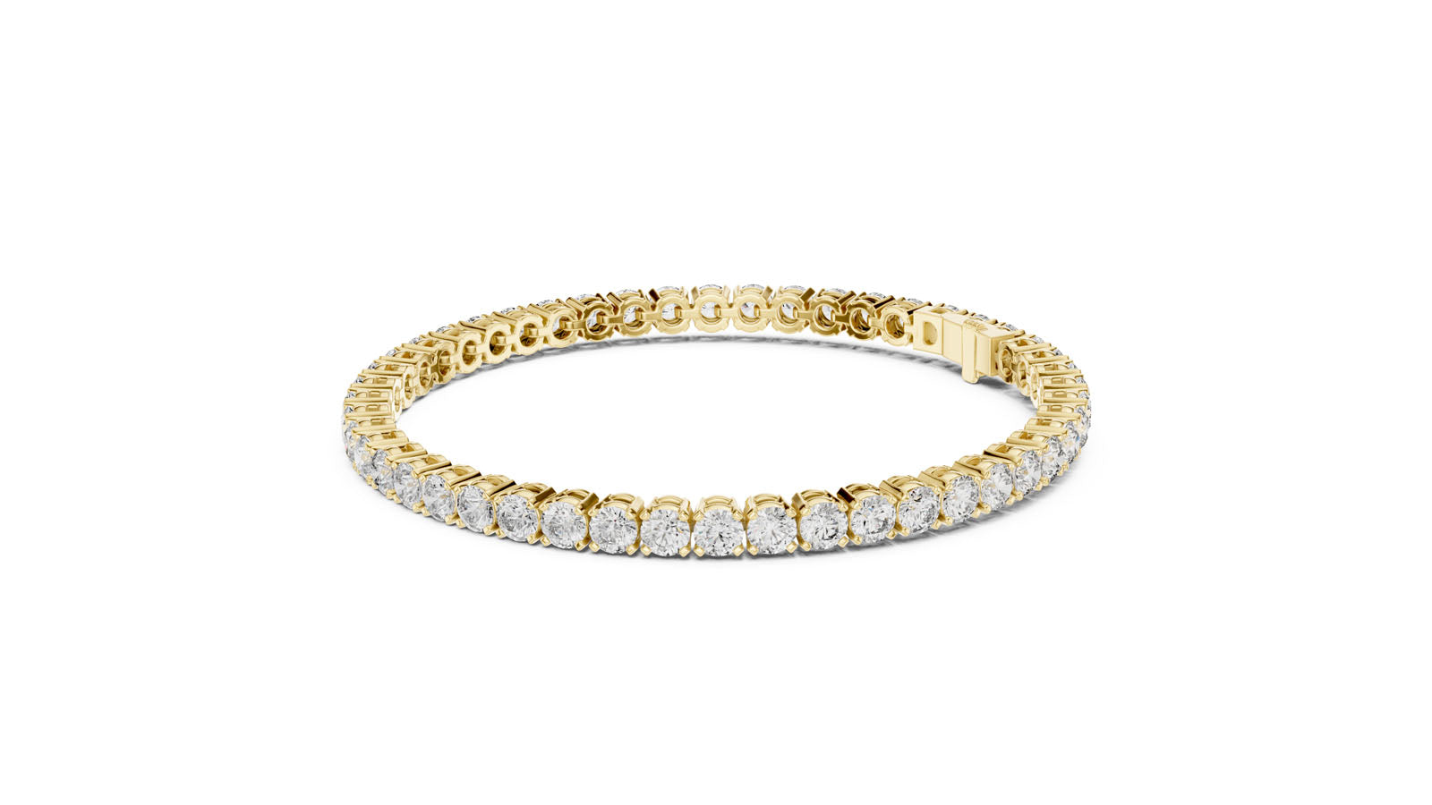 7.00 Ct. Classic Prong Set Round Diamond Tennis Bracelet (FBR0407-2) 7